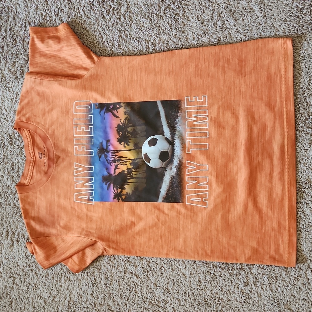 Tekgear Graphic Tee short sleeves Orange size L